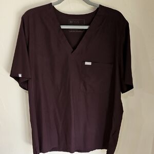 FIGS Freex‎ Catarina Oversized Scub Top Dark Dog Size 2XL